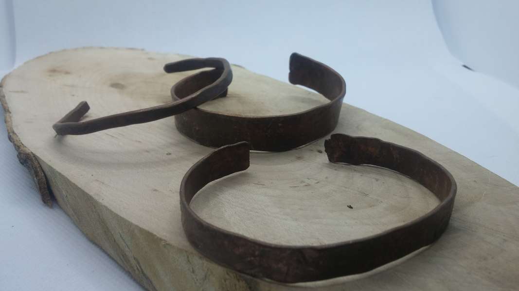 Copper bracelets $12