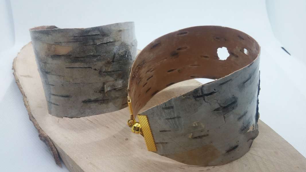 Birch bark bracelets $15
