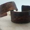 Wide copper bracelets $15